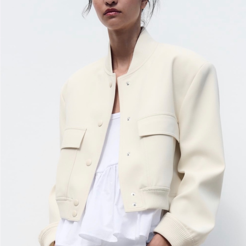 Zara Maxi Bomber with pockets